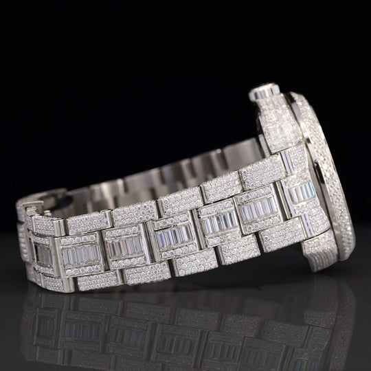 RLX Iced Out Moissanite Watch