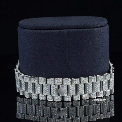 Diamond RLX Iced Out Moissanite Diamond Watch For Men