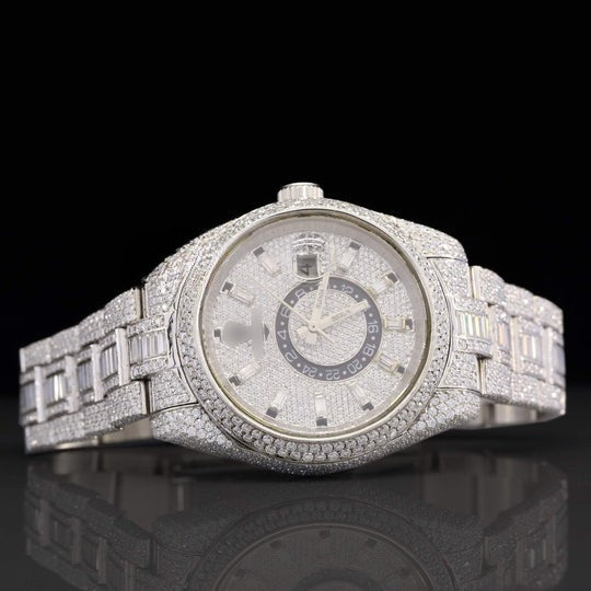 RLX  Iced Out Moissanite Watch