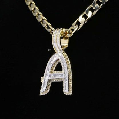 Custom A Moissanite Diamond Total Bust Down Hip Hop Pendant