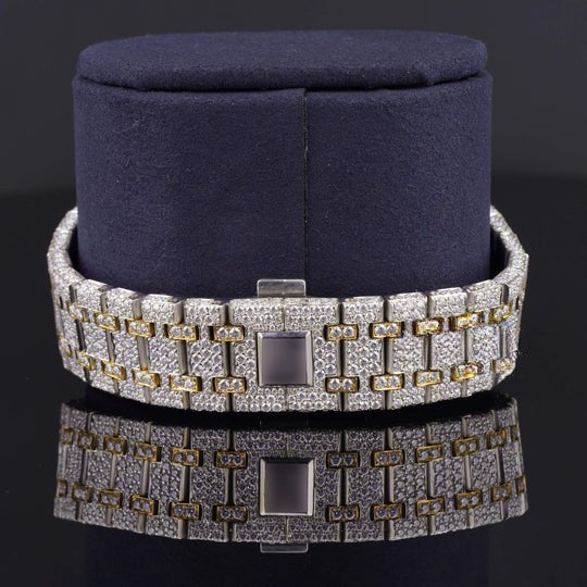 AP Classic Fully Iced Out Moissanite Watch