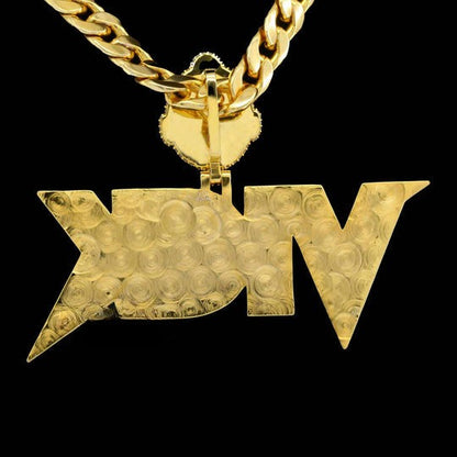 Custom Amazing Iced Out Moissanite Diamond Hip Hop Vick Name Pendant