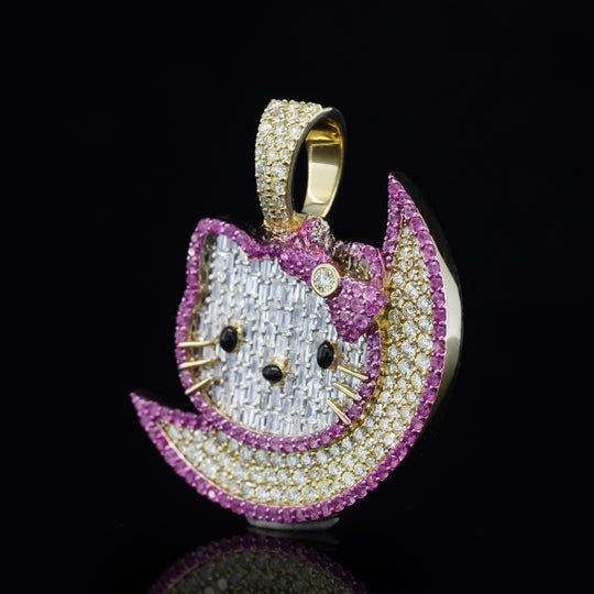 2CT Diamond Hello Kitty Pendant