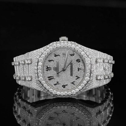 AP Elegant Look Arabian Style Fully Automatic Moissanite Watch