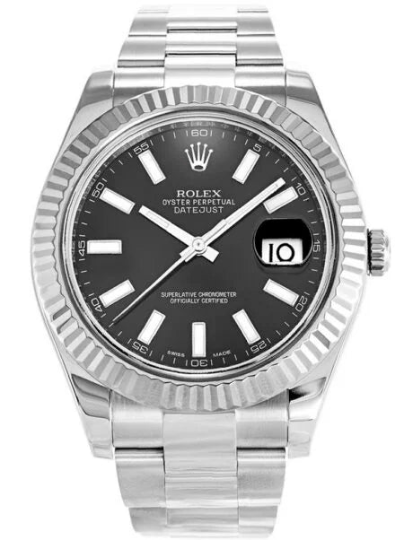 RLX Datejust Black Dial 116334 41mm