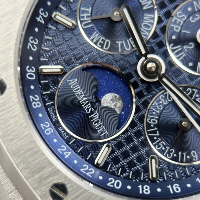 Audemars Piguet Royal Oak Perpetual Calendar 26574ST Blue Dial Automatic Movement 41mm