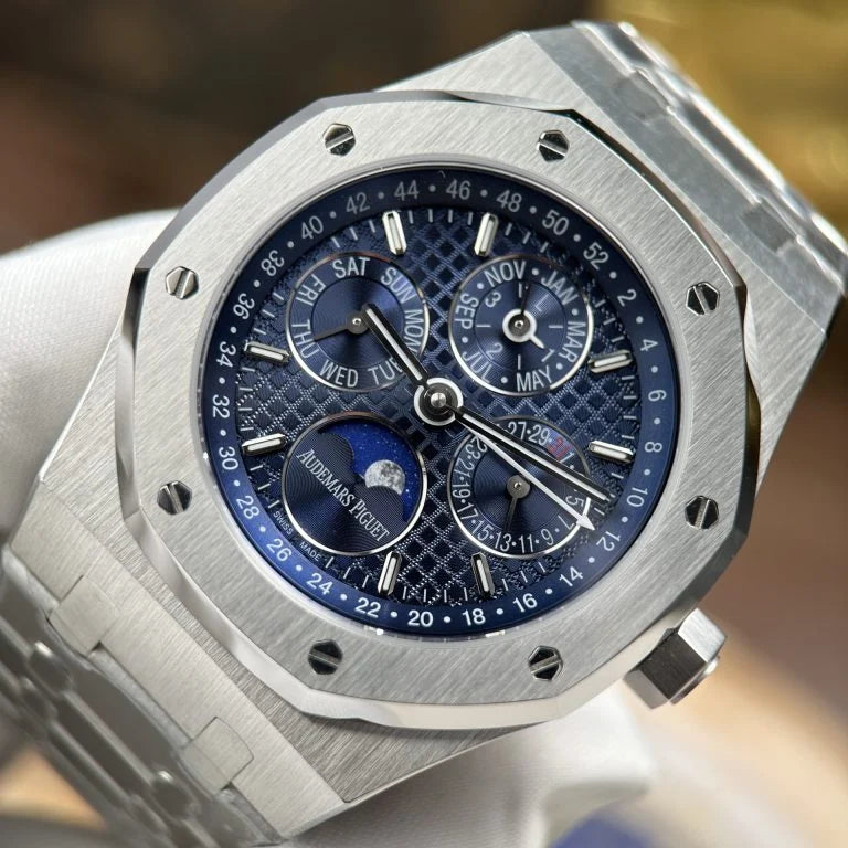 Audemars Piguet Royal Oak Perpetual Calendar 26574ST Blue Dial Automatic Movement 41mm