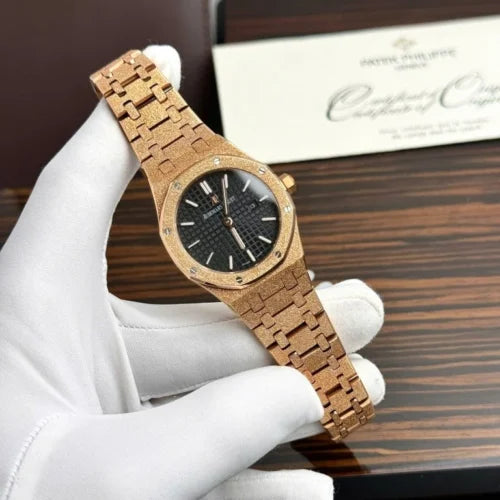 Audemars Piguet Royal Oak 67653OR Women Quartz Movement 34mm Super Clone