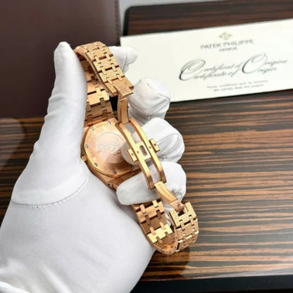 Audemars Piguet Royal Oak 67653OR Women Quartz Movement 34mm Super Clone