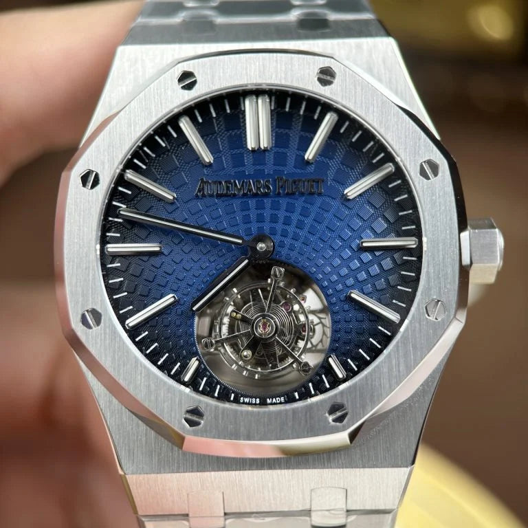 Audemars Piguet Royal Oak Selfwinding Flying Tourbillon 26530ST Smoke Blue Dial 41mm