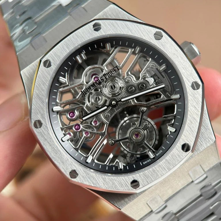 Audemars Piguet Royal Oak Tourbillon 26735 Skeleton Dial Metal Wire 41mm Super Clone