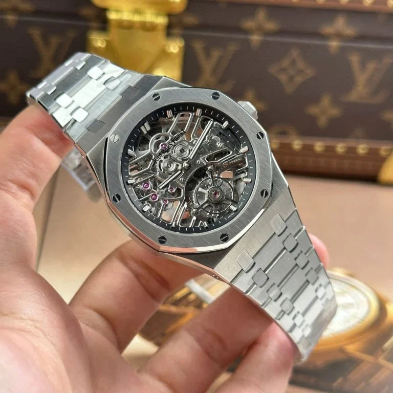 Audemars Piguet Royal Oak Tourbillon 26735 Skeleton Dial Metal Wire 41mm Super Clone