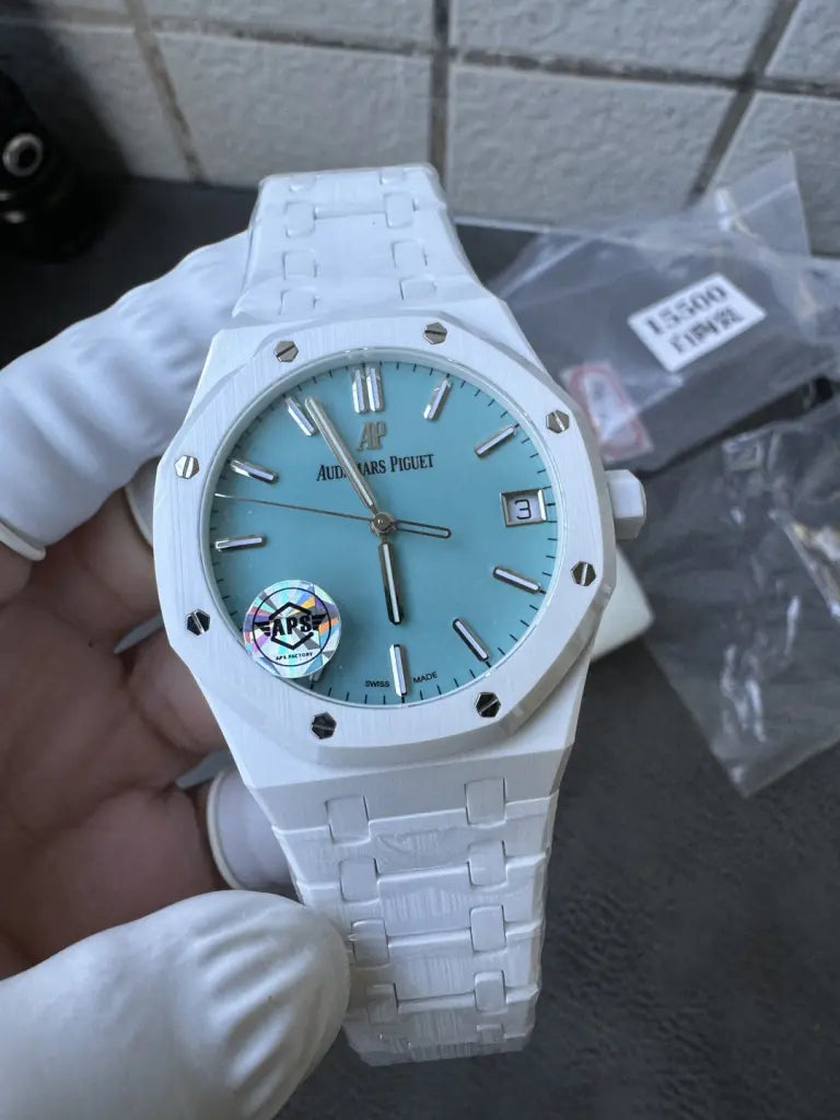 Audemars Piguet Royal Oak 15500 Case Ceramic Dial Tiffany APS Factory 41mm