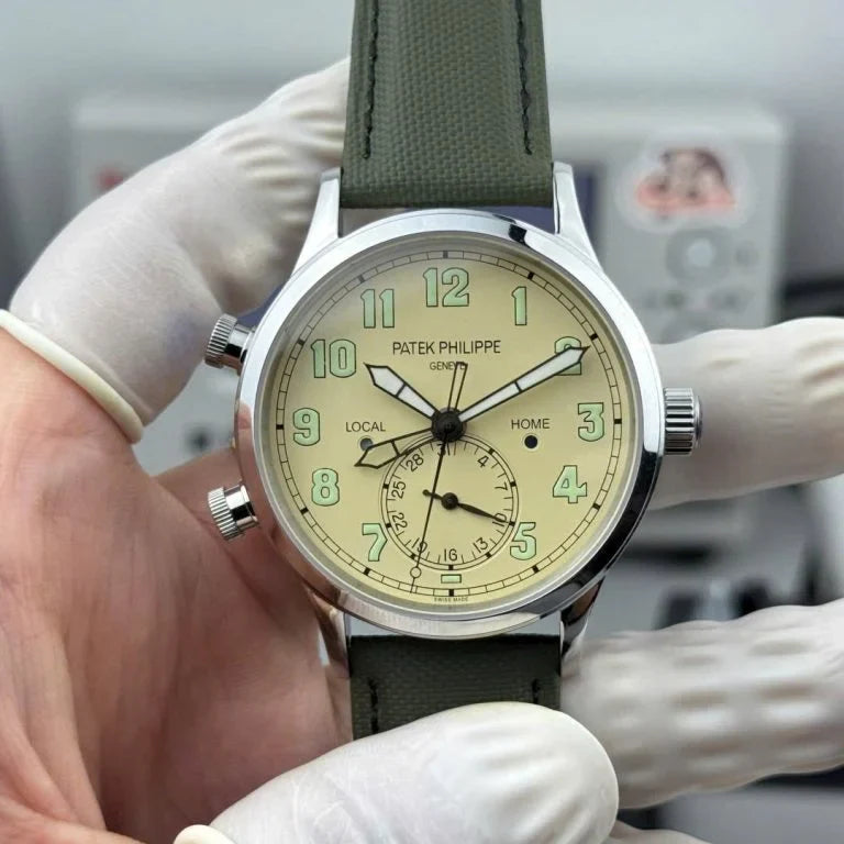 Patek Philippe Calatrava Pilot Travel Time 5524G Imitation Watch 42mm