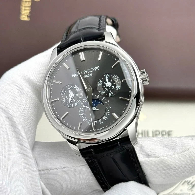Patek Philippe Grand Complications 5327 Gray Dial Leather Strap 40mm