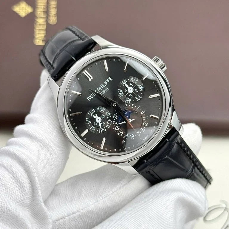 Patek Philippe Grand Complications 5327 Gray Dial Leather Strap 40mm