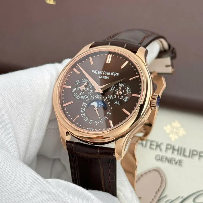 Patek Philippe Grand Complications 5327 Brown Dial Leather Strap 40mm