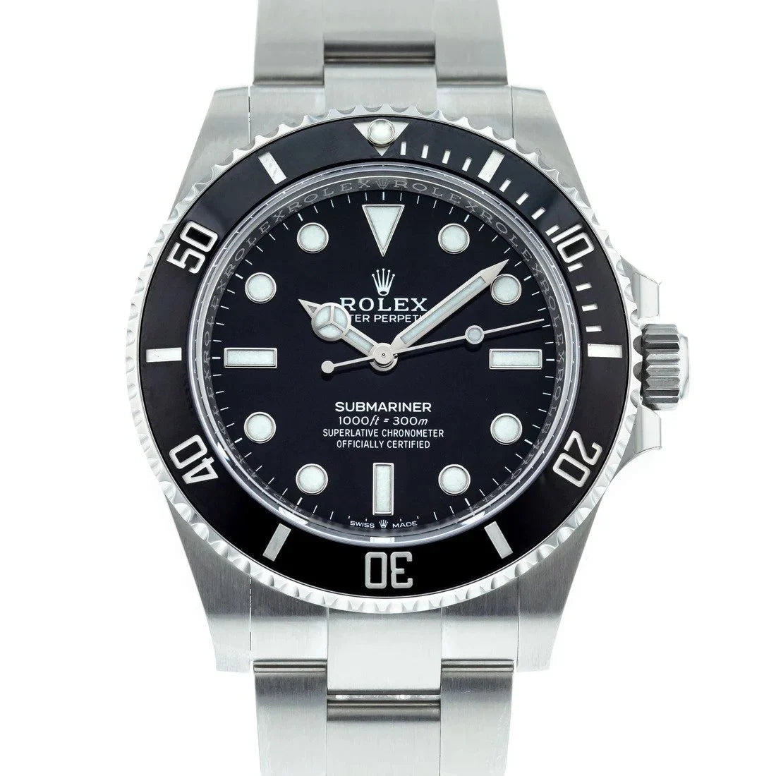 RLX Submariner Black Dial 124060 No Date