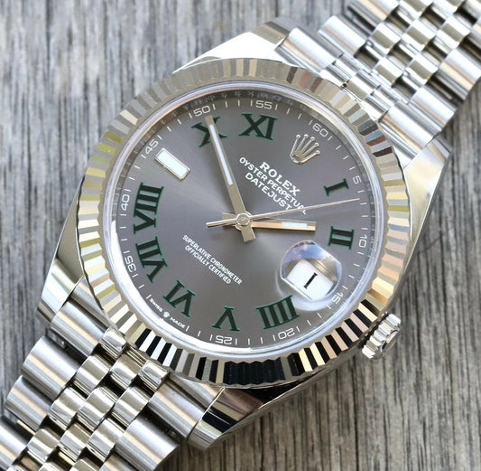 RLX Datejust 41 Wimbledon Fluted Jubilee