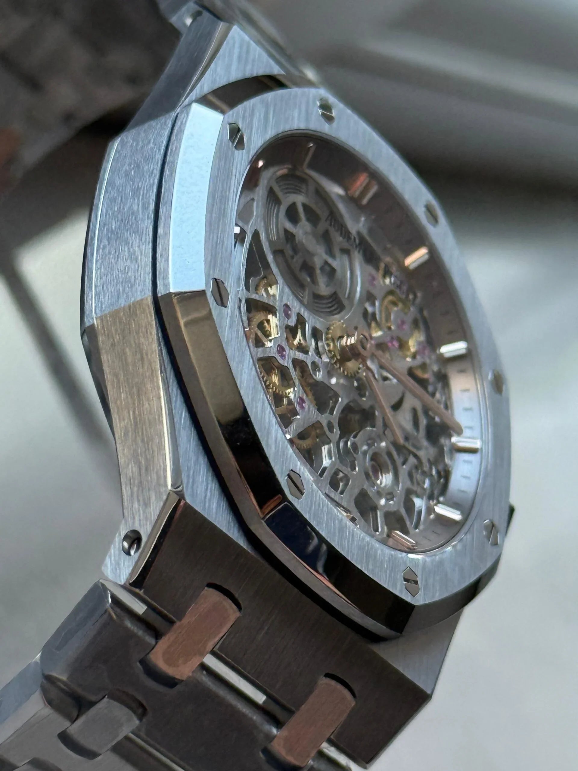 Royal Oak Openworked 16204 SS ZF 1:1 Best Edition Skeleton Dial on SS Bracelet A7124 Super Clone