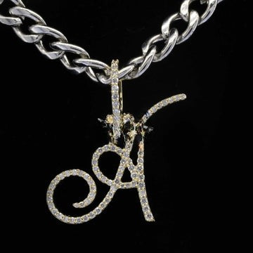 Custom Fabulous A Moissanite Round Diamond Bust Down Hip Hop Pendant
