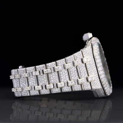 AP Marvellous Moissanite Diamond Watch With Swiss Automatic Movement