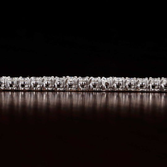 Round Cut Tennis Moissanite Unisex Chain