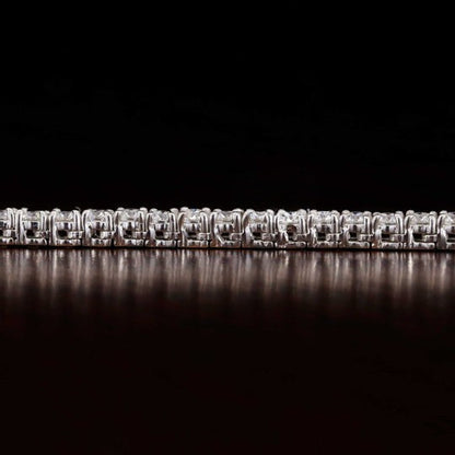Round Cut Tennis Moissanite Unisex Chain