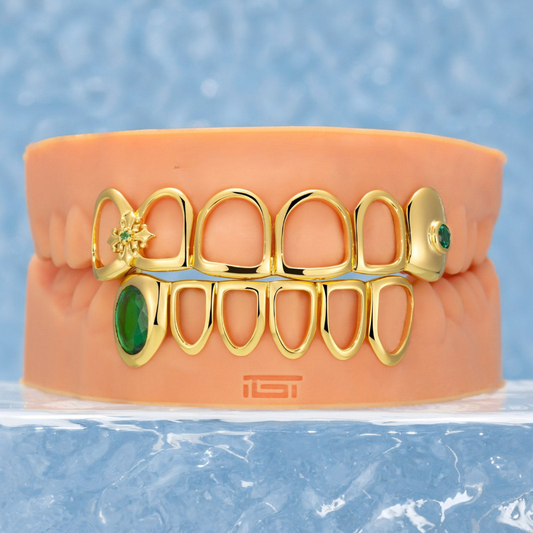 lris Cross Open Face Grillz